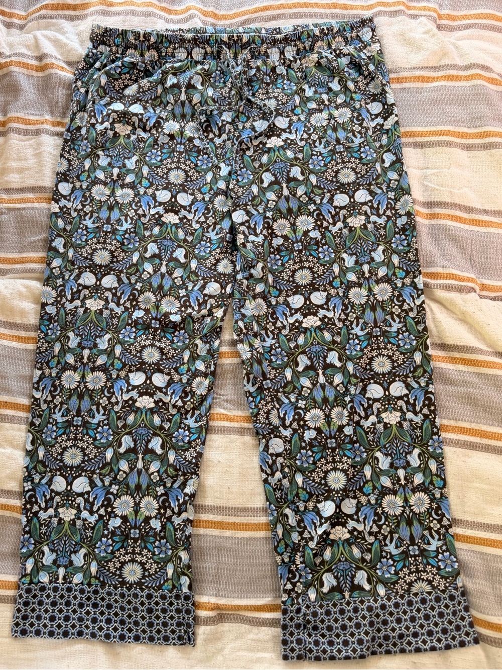 Vera Bradley Retired Print Enchanted Woodland Pajama Pants – Size XXL